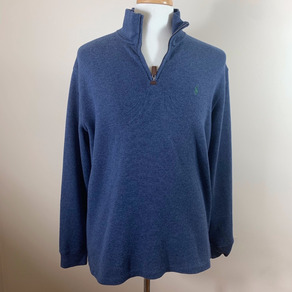 Polo by Ralph Lauren 3/4 Zippered Pullover NWOT